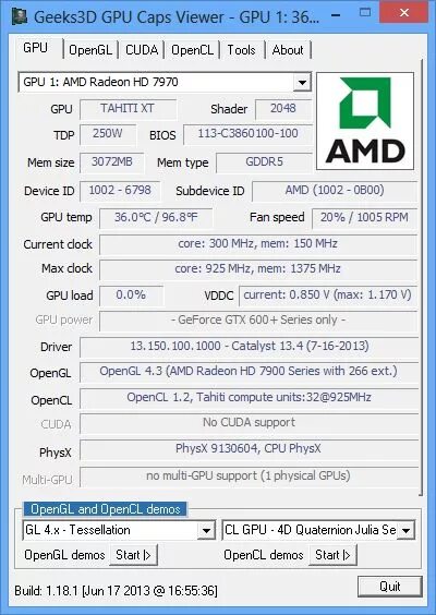 GPU 3d. Драйвер ati radeon graphics