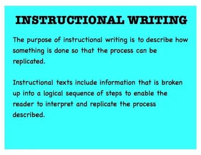 Instruction example