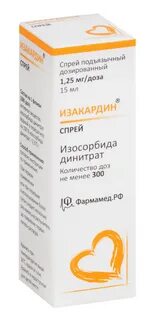 Изакардин спрей инструкция