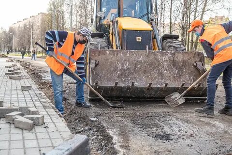 Ремонт участка автомобильной дороги