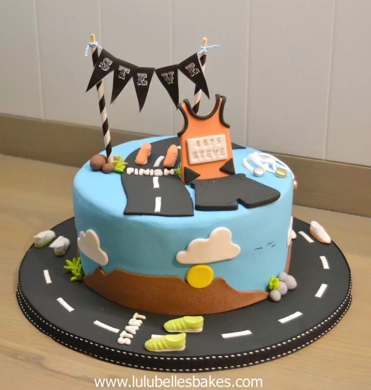 Running cake