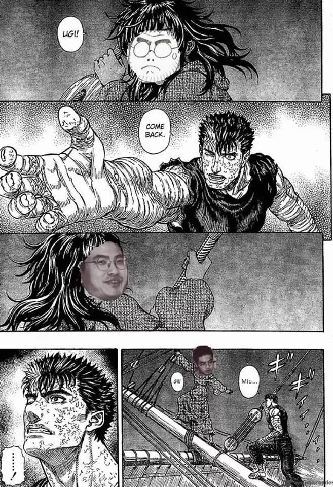 Я хочу быть счастливым берсерк мем Grifith: "Now you belong to me" Sfondi, Tempesta