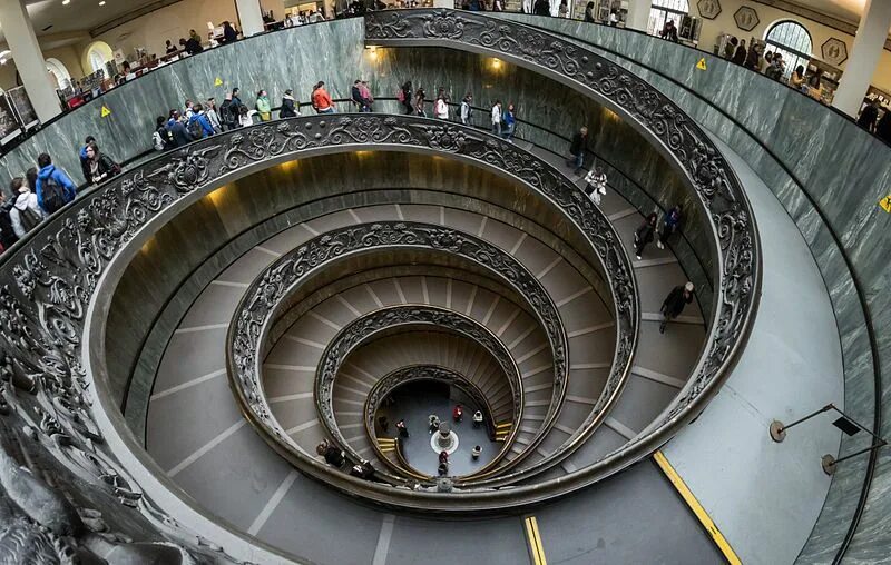 The famous Vatican Museum spiral stairs. Happy easter everyone :) Vatican museum