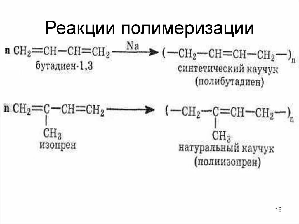 Бутадиен водород реакция