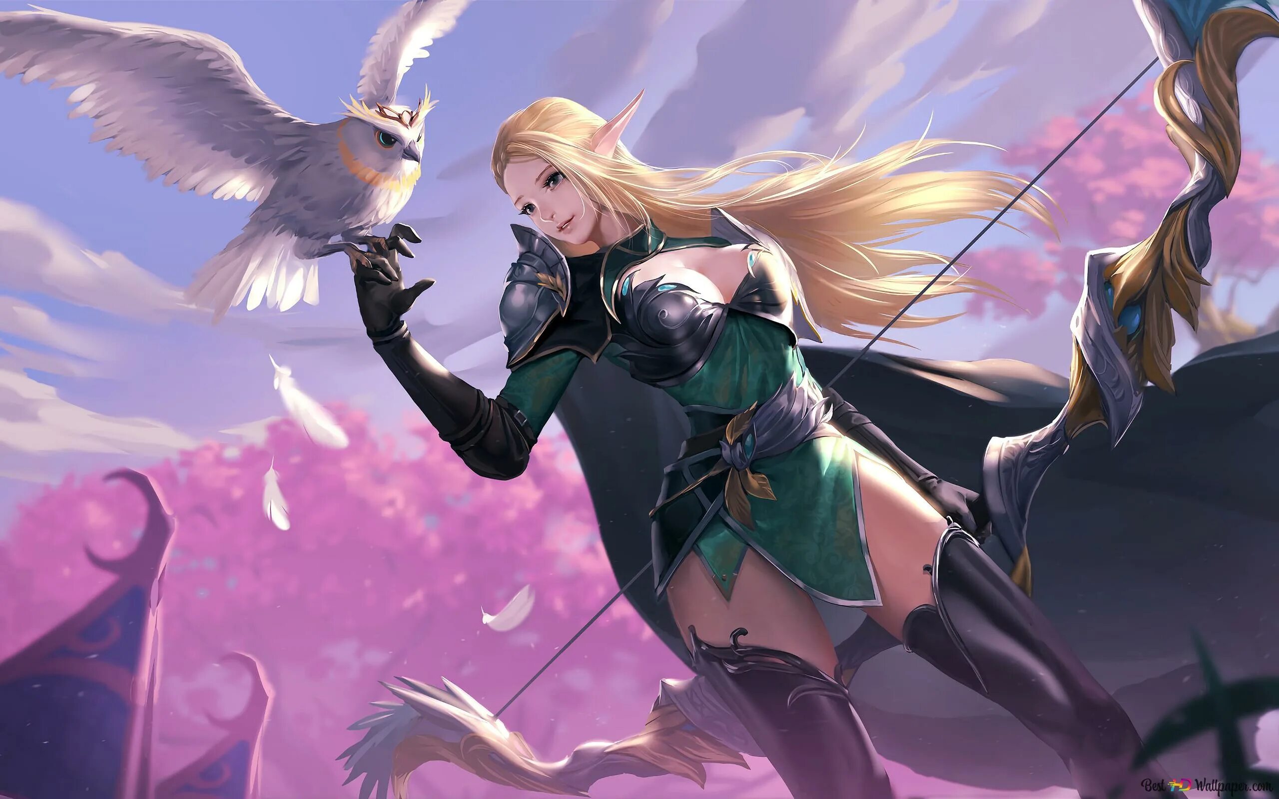 Огромный эльф. Линейдж 2 арт. элф дайрон. эльфийка л2 арт. lineage 2 elf art.