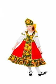 Русский костюм цветной