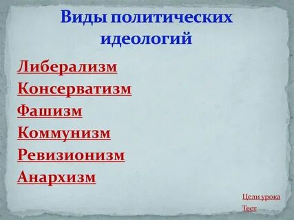 Коммунизм как политическая идеология
