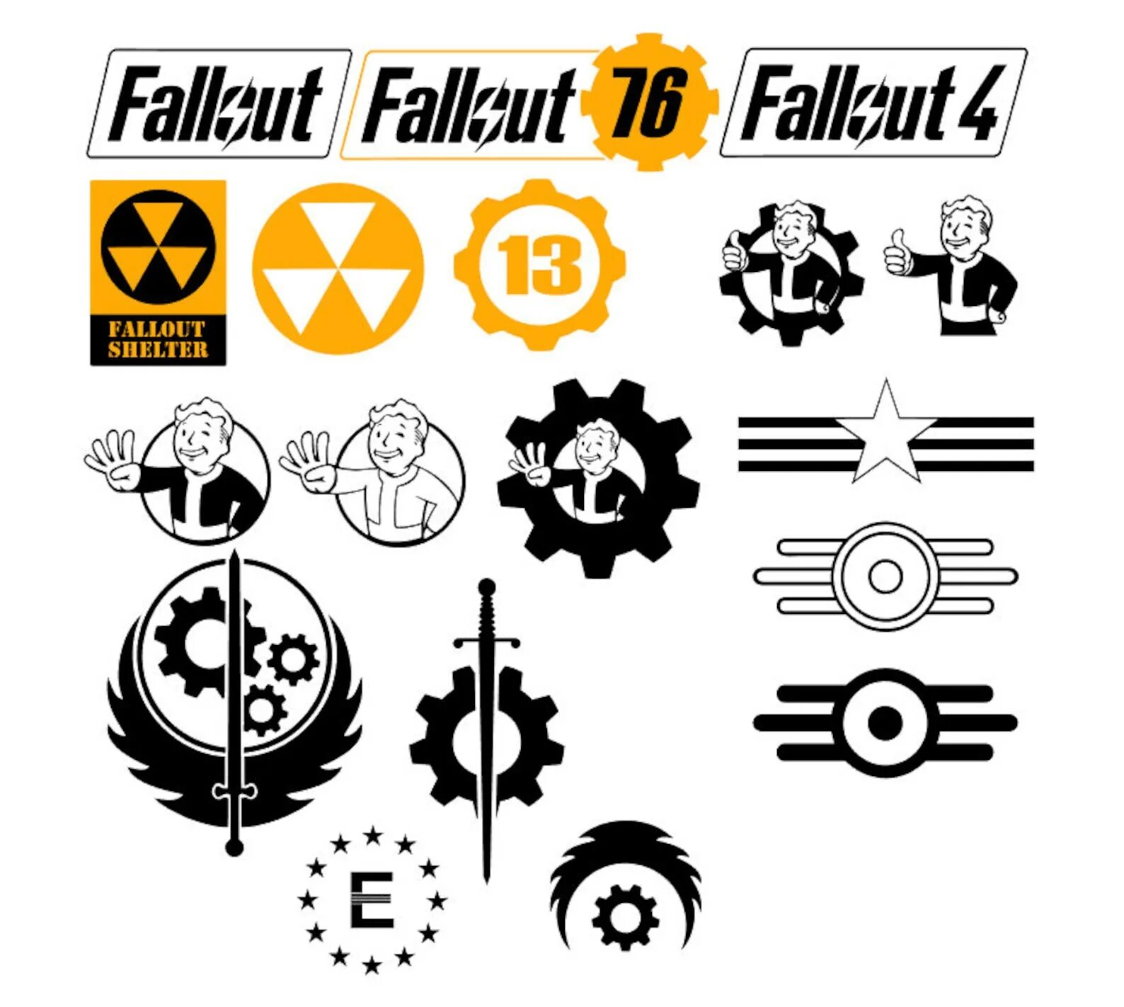 Фоллаут имя содержит запрещенные символы. Fallout эмблема. fallout иконки. fallout символ. значки из фоллаут.