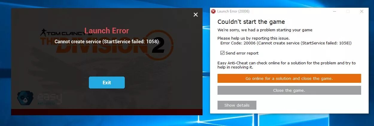 Cannot start service. Easy Anti Cheat Fortnite ошибка. Easy Anti Cheat ошибка 30007. Ошибка 10011 EASYANTICHEAT. Ошибка запуска easy Anti Cheat не установлена.