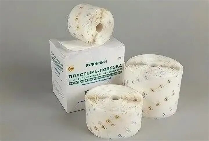 Повязка с абсорбирующей подушечкой