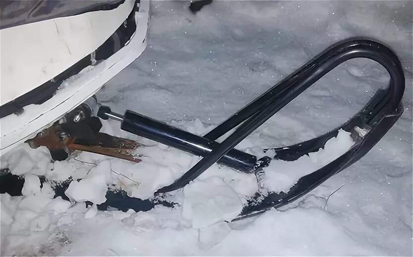 Лыжа передняя карвинговая для снегоката - купить в интернет-магазине по низкой ц