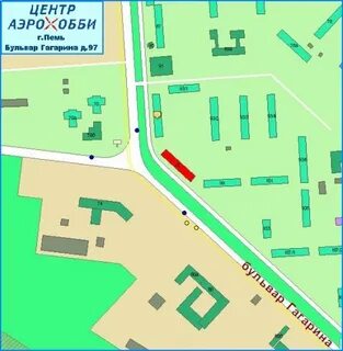 Бульвар гагарина карта