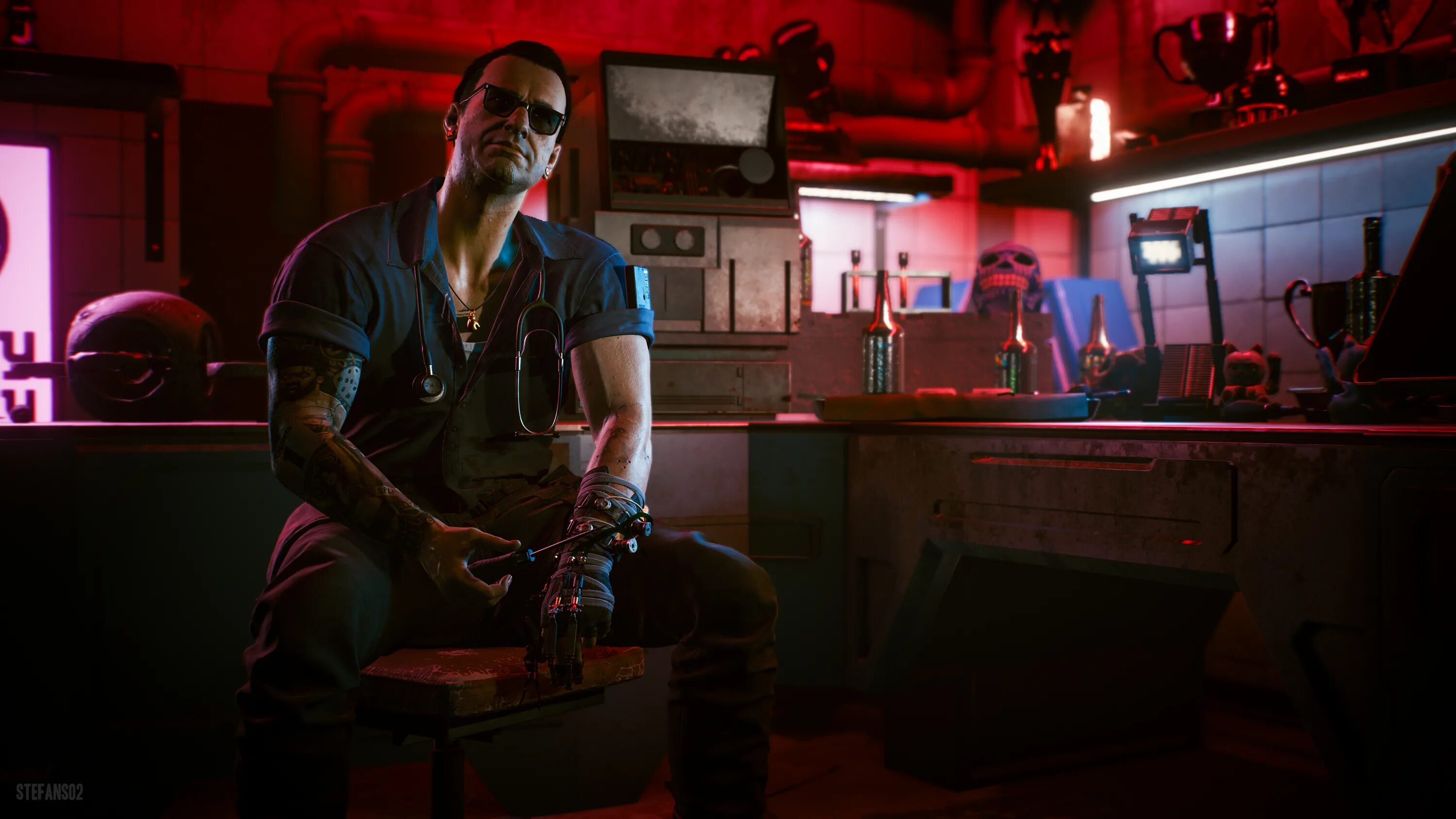 Upgrade cyberpunk. Виктор из cyberpunk 2077. cyberpunk доктор виктор.