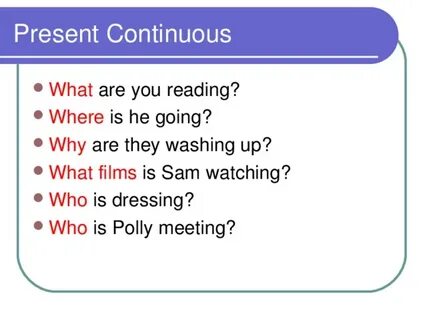 Continuous questions