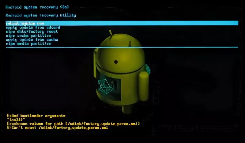 Не загружается планшет андроид. Android system recovery 3e. старый андроид включение телефона walcome.