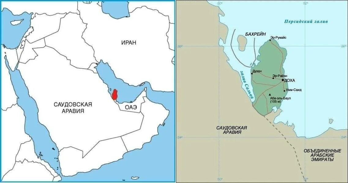 Страна доха где находится. Государство Катар на карте. Аравийский полуостров Катар. Карта государства катр. Доха Катар на карте.
