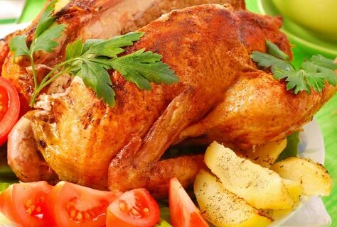 Жареная курицы видео