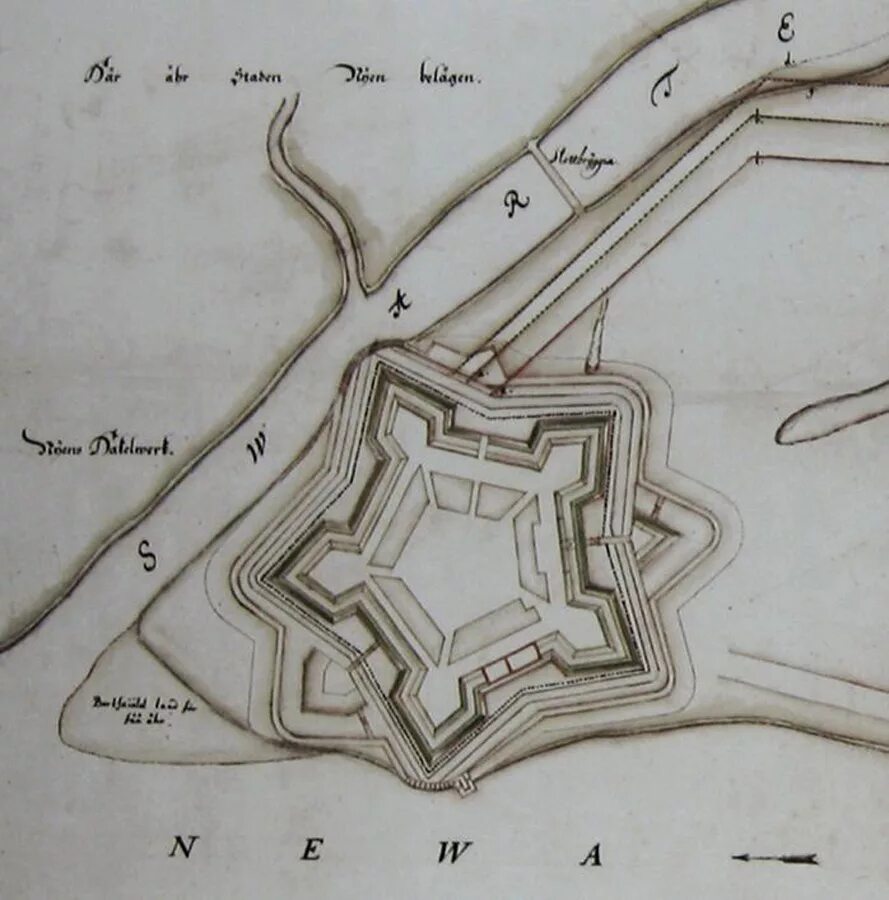 Бастион на карте. План крепости Ниеншанц. Ландскрона крепость Охтинский мыс. Крепость Ниеншанц 1703. Крепость Ниеншанц проект археологический.