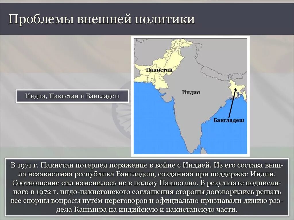 Экономическое и политическое развитие индии. Современное политическое положение Индии. Проблемы внешней политики Индии. Политическое развитие Индии. Внешняя политика Индии 20 века.