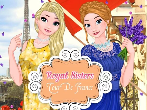 Игра Королевский фестиваль для девочек на компьютер. The Royal sisters Saga. Любимые игры сестры