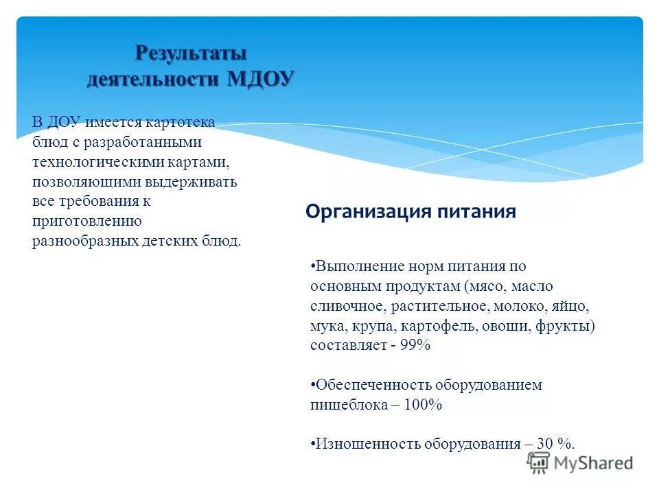 аналитический отчет заведующего