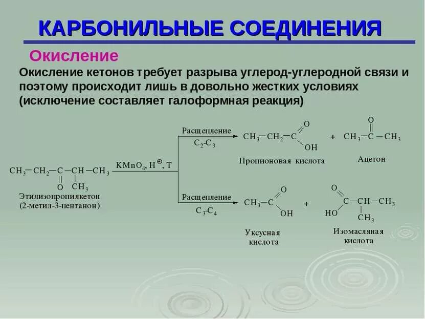 Реакции окисления карбонильных соединений. Окисление и восстановление карбонильных соединений. Карбонильные соединения и pcl5 механизм. Мягкое окисление карбонильных соединений.