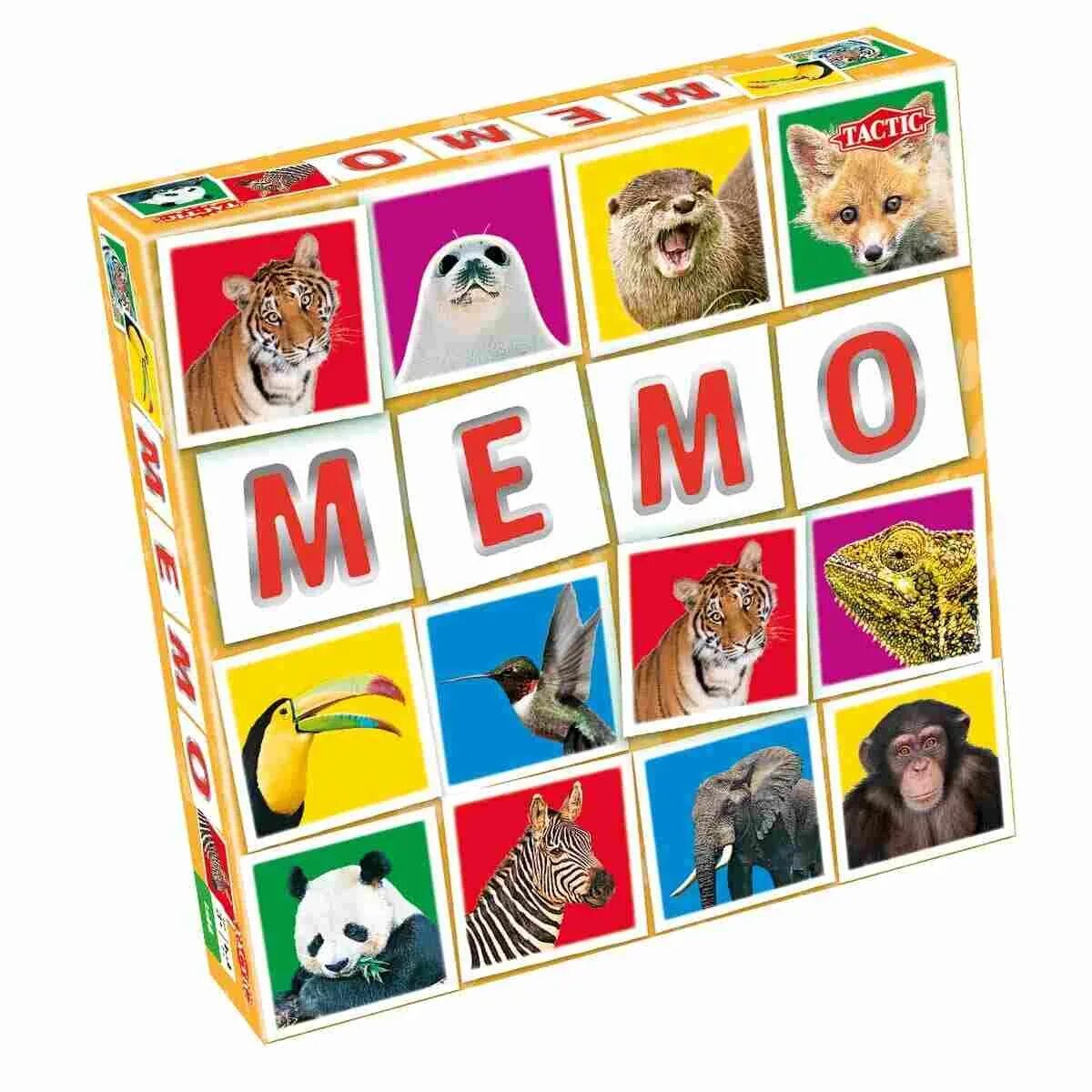 Карточки мемо. Мемо "Дикие животные 2" 41441. Настольная игра Tactic Мемо: Дикие животные. Мемо карточки для детей. Карточки Мемо животные.