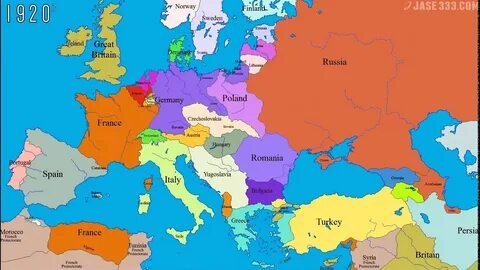 Как изменялась карта европы