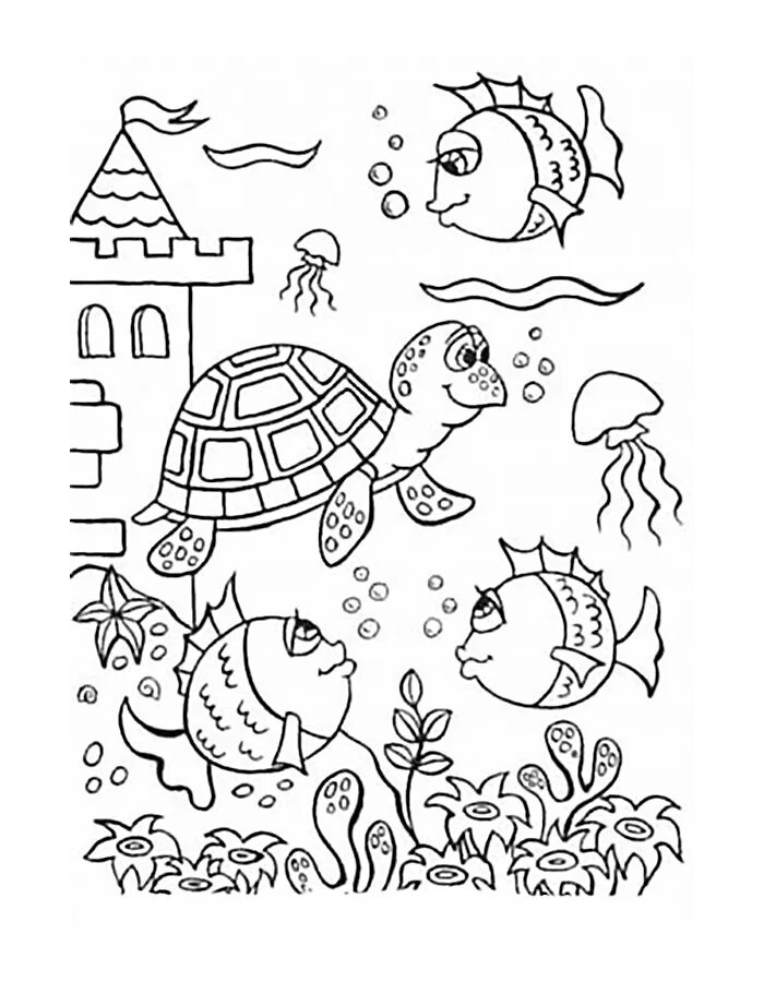 Раскраска морские обитате. Обитатели моря раскраски для детей. Подводный мир раскраска для детей. Раскраска "морские жители". Морские обитатели распечатать