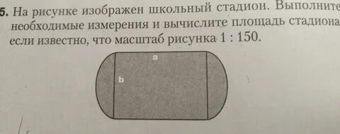 Выполните измерение и вычислите площадь