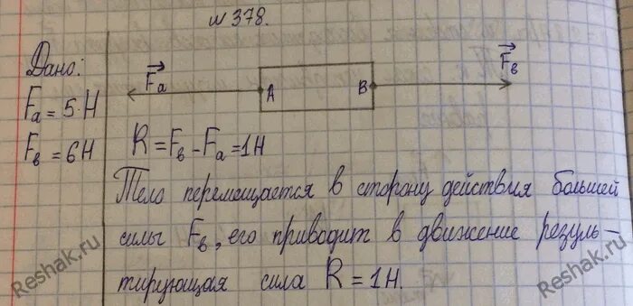 Изобразите силу 5 н