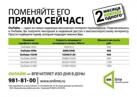 Провайдеры интернета в лобне