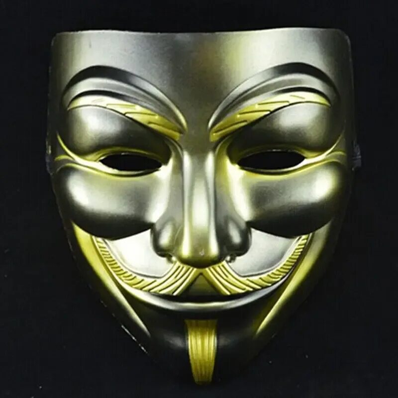 Анонимус в золотой маске. Анонимус Кондор маска Золотая. Маска Анонимуса Золотая и серебряная. Маска вендетта Золотая.