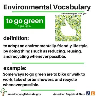 Environment глагол