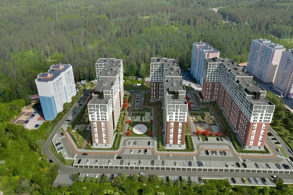 Многоквартирный жилой дом № 1.2 в жилом комплексе в Высокогорском муниципальном 