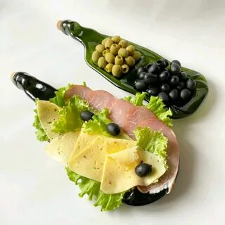 Тарелка из бутылки