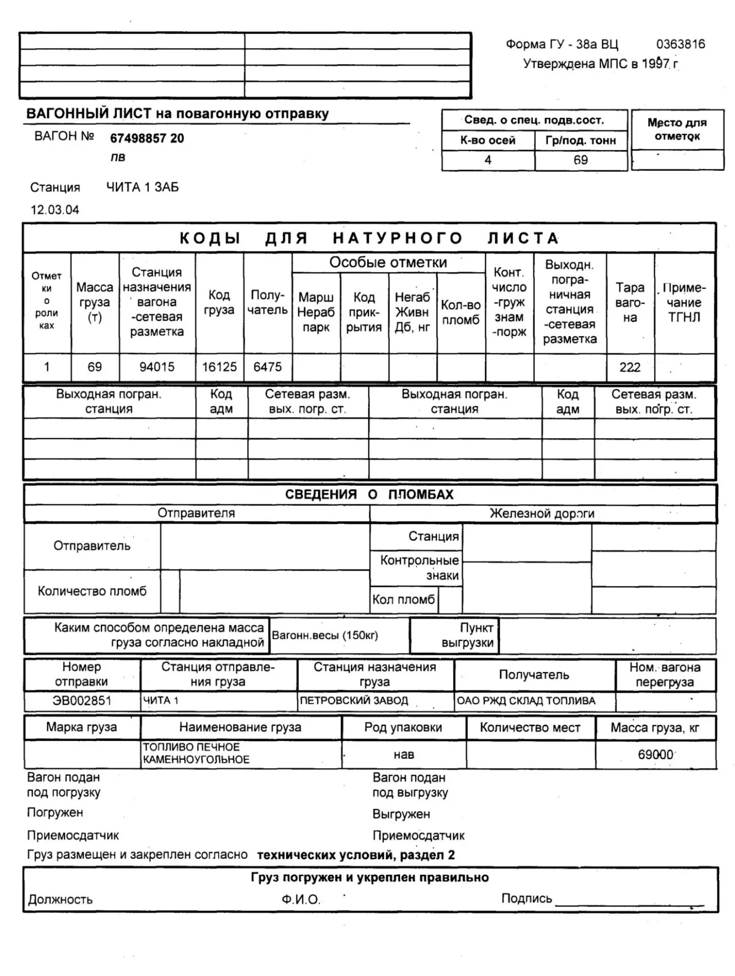 Гу 38 г. Вагонный лист ГУ-38а. Вагонный лист ГУ-38а заполненный. Форма ГУ 38 А вагонный лист заполненный. Вагонный лист ГУ 38г.
