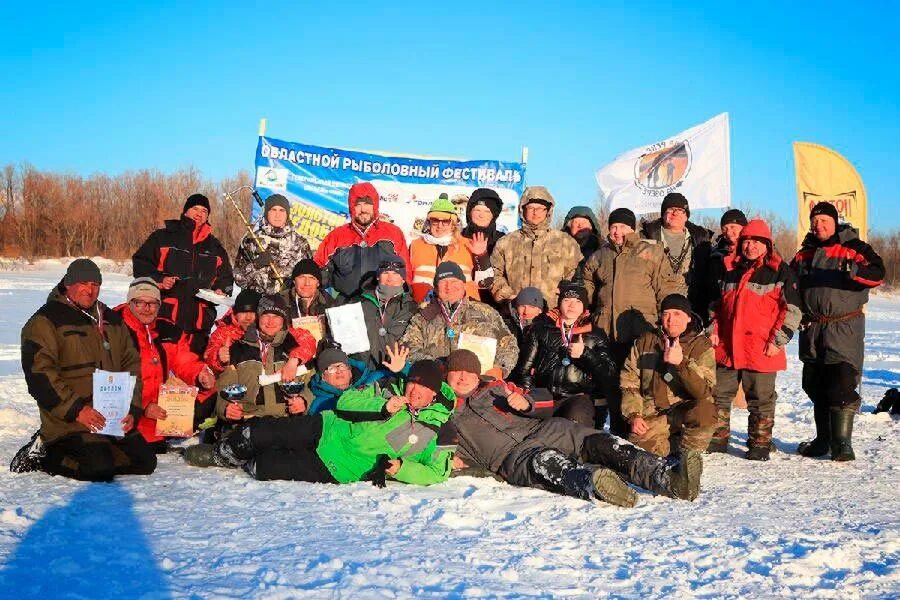 фестиваль по ловле на мормышку вид сверху.