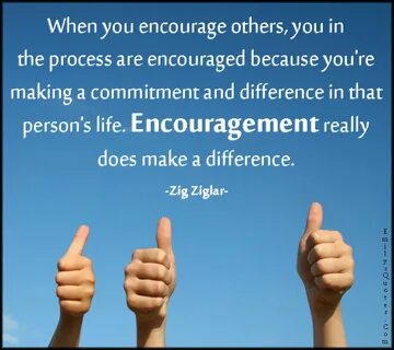 Encourage examples
