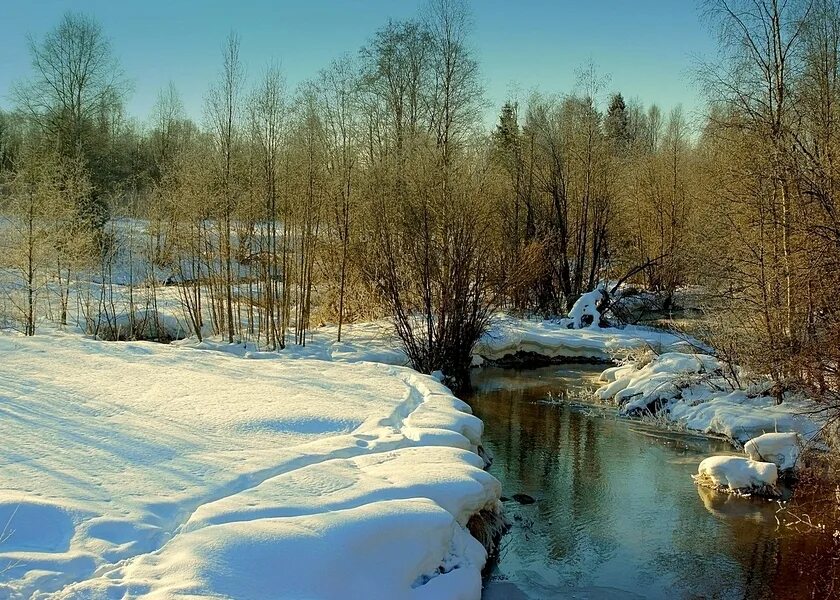 Весенний пейзаж. Красивые пейзажи ранней весны.