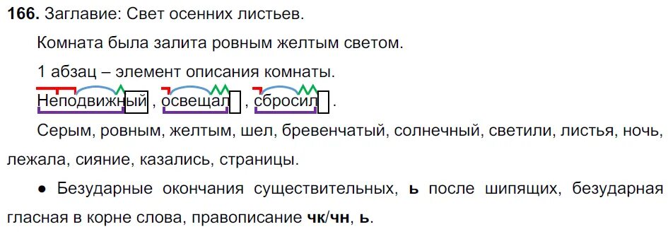 Русский язык 7 класс ладыженская 166 упражнение. Русский язык 7 класс ладыженская 166 упражнение ала Пугачëва. Русский язык второй класс номер 166