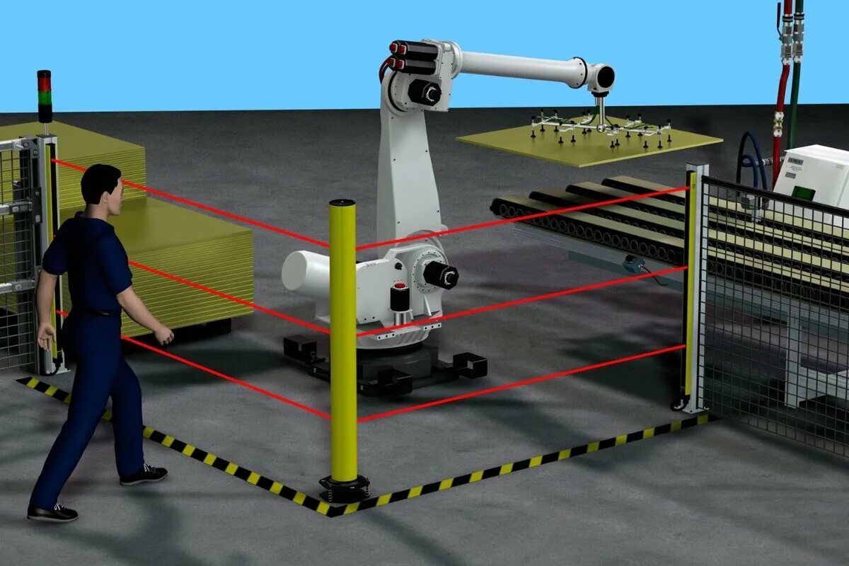 Установки и т п. Световой барьер безопасности. Лазерный барьер безопасности. Лазерное ограждение безопасность. Оградительные устройства на производстве.