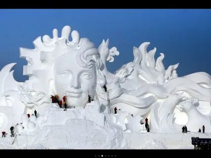 A work of art ice