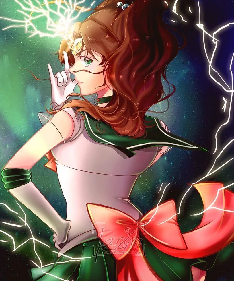 Sailor jupiter. Сейлор Юпитер. Сейлор Юпитер арт. Сейлор Юпитер арты. Сейлор Юпитер арт 18.