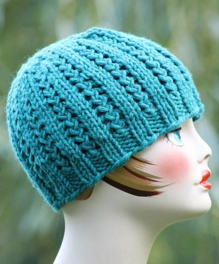 Knit hat. Простая шапка спицами. Легкая шапка крючком. Связать простую шапку. Knitting hat.