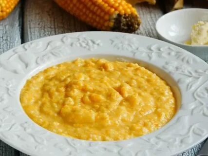Кукурузная каша на плите
