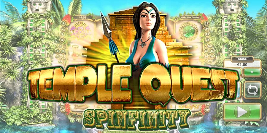 Temple Quest Spinfinity. Игровой автомат • • Temple Quest Spinfinity. Слот Темпле.