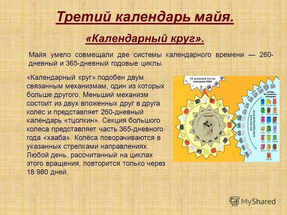 Можно ли считать повесть календарь майя произведением. Хааб – Солнечный календарь Майя. Календарь Майя презентация. Циклы календаря Майя. Календарный круг Майя.