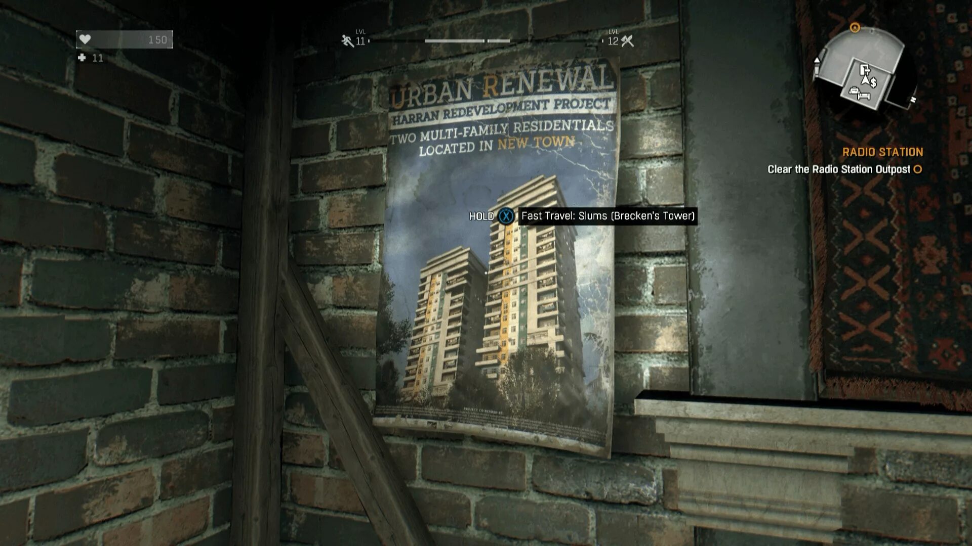Dying light outpost. Башня дайн лайт. дайн лайт башня брекена. башня брекена в dying light на карте. башня брекена dying.