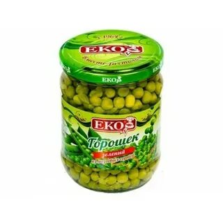 Овощные консервы зеленый горошек
